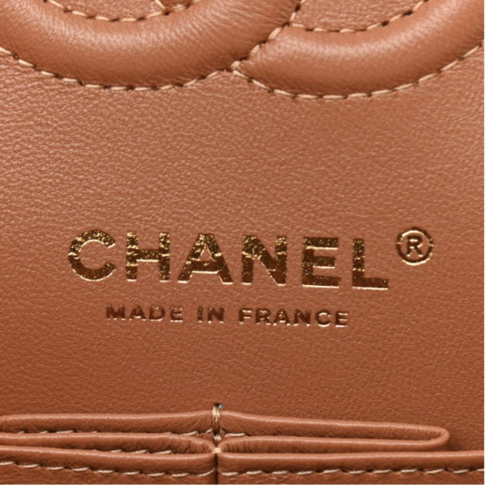 NEW Chanel Lambskin Quilted Small Classic Flap in Caramel 22S * unicorn * - Picture 2 of 10